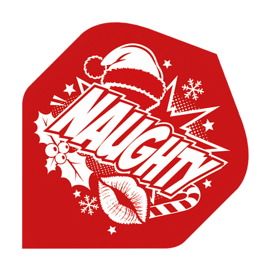 Voli standard McDart Naughty Or Nice No2 Das Bild zeigt McDart Naughty Or Nice No2 Standard Flights. Hierbei handelt es sich um hochwertige Dartflights.