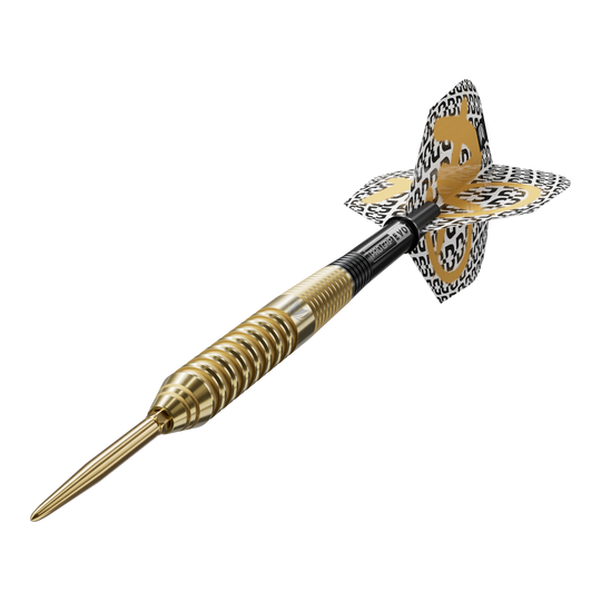 Freccette in acciaio Target Bolide Envy 02 Swiss Point Gezeigt wird der Target Bolide Envy 02 Swiss Point Steeldart. Der Dartpfeil ist für präzises Werfen und hohen Komfort konzipiert.