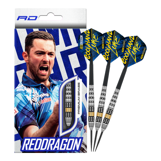 Freccette in ottone e acciaio Red Dragon Luke Humphries - 21 g