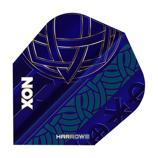 Voli Harrows Nox No6 Gezeigt werden die Harrows Nox No6 Flights. Diese Flights sind für Dartspieler gedacht.