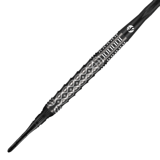Freccette morbide Shot Goths Wulfaz - 20 g Dieses Bild stellt die Shot Goths Wulfaz Softdarts mit einem Gewicht von 20g dar. Die Darts sind ideal für Präzision und Leistung am Dartboard.
