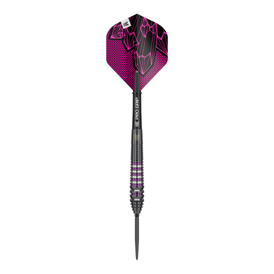 Target Lorraine Winstanley GEN2 Freccette in acciaio Swiss Point - 24 g Das Bild zeigt Target Lorraine Winstanley GEN2 Swiss Point Steeldarts - 24g. Es handelt sich um hochwertige Darts für Turnierspieler.