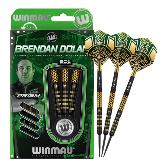 Freccette in acciaio Winmau Brendan Dolan Signature Series Winmau Brendan Dolan Signature Series Steeldarts werden präsentiert. Das Produkt bietet professionelle Qualität für Dartspieler.