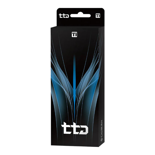 Caliburn TTD Complete Titanium T1 Black Steeldarts - 5 g Hier sehen Sie den Caliburn TTD Complete Titanium T1 Black Steeldarts - 5g. Es handelt sich um einen hochwertigen schwarzen Steeldart aus Titan.