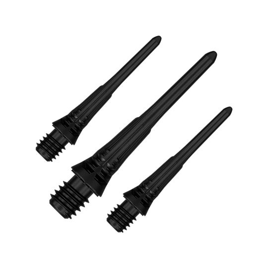 Confezione da 30 punte per freccette Target Cryo Soft - Nero Abgebildet ist das Produkt Target Cryo Softdartspitzen 30er Pack in Schwarz. Es handelt sich um hochwertige Softdartspitzen für Softdartpfeile.