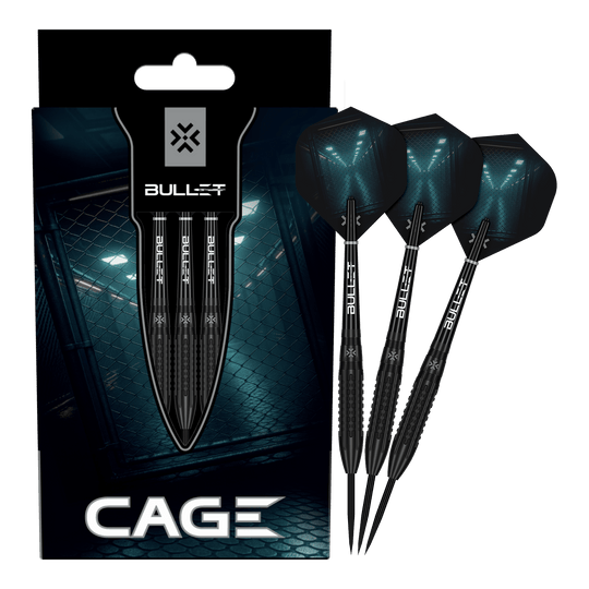 Bullet Cage freccette in acciaio Abgebildet sind die Bullet Cage Steeldarts. Das Produkt eignet sich ideal für Dartspieler.