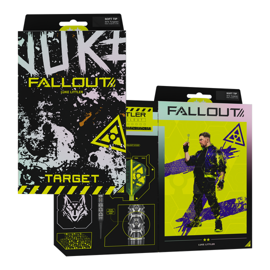 Dardi morbidi Target Luke Littler Nuke Fallout - 19 g Dardi morbidi Target Luke Littler Nuke Fallout - 19 g