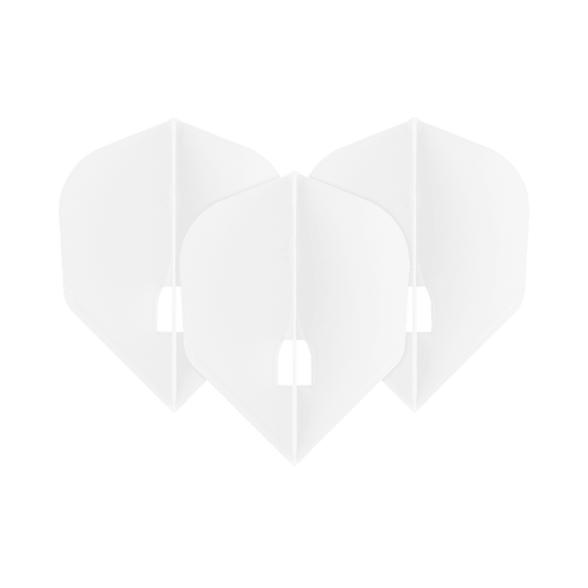 Voli a forma di L-Style Champagne L3PRO Das Bild zeigt vermutlich die 'L-Style Champagne L3PRO Shape Flights White 1 Set'. Es handelt sich um weiße Dart-Flights im L3PRO-Shape, die im Set erhältlich sind.