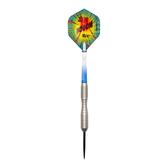 Freccette in acciaio Karella Comic Line CL-3 - 24 g Hier ist ein Karella Comic Line CL-3 Steeldarts - 24g abgebildet. Das Design des Dartpfeils ist gut sichtbar.
