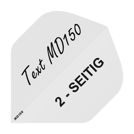 10 set di facchini stampati su 2 lati - testo desiderato - standard MD150