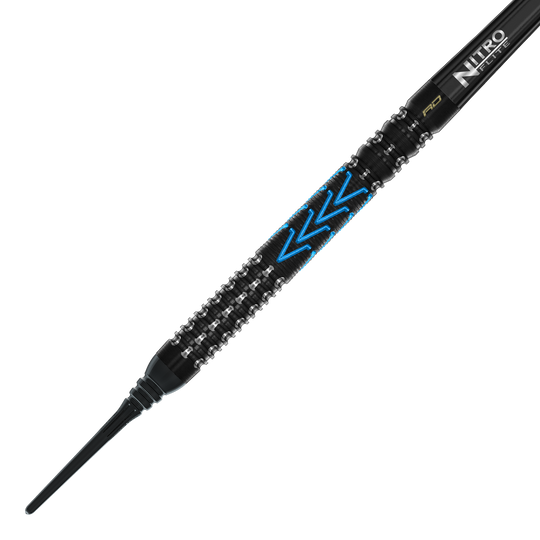 Freccette morbide affusolate Red Dragon Amp - 20 g Das Bild präsentiert Red Dragon Amp Tapered Softdarts mit einem Gewicht von 20g. Die Softdarts bieten ein schlankes Design für gutes Handling.