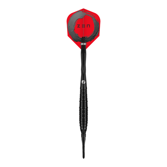 Freccette morbide Shot ZEN Bomber - 20 g Das Bild präsentiert die Shot ZEN Bomber Softdarts - 20g. Diese Darts bieten ein gutes Wurfgefühl und eine hohe Verarbeitungsqualität.