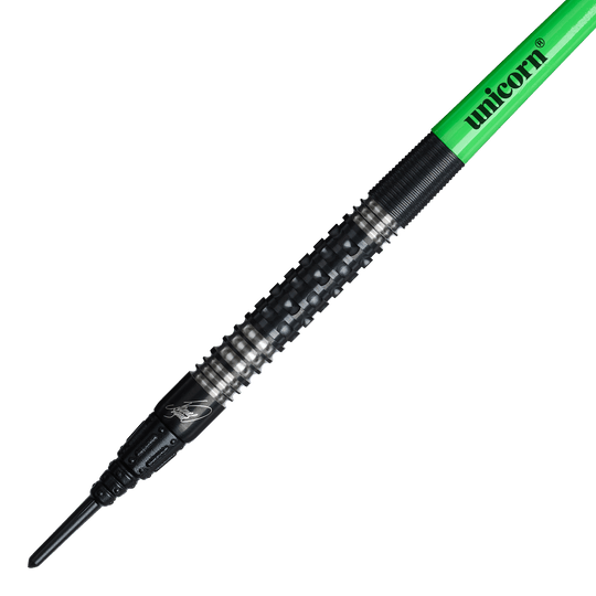 Freccette morbide Unicorn Wraith James Wade - 19 g Zu sehen sind die Unicorn Wraith James Wade Softdarts - 19g. Die Darts sind für elektronische Dartscheiben geeignet.