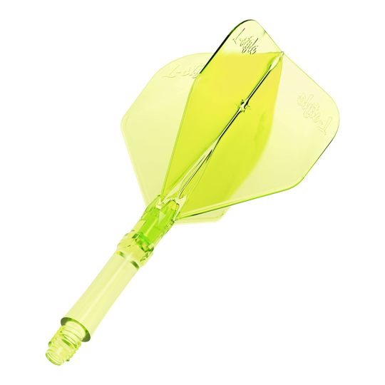 Voli L-Style L-Sytem - Giallo neon Abgebildet ist das Produkt L-Style L-Sytem Flights - Neon Yellow. Diese neon-gelben Flights werden für Darts genutzt.