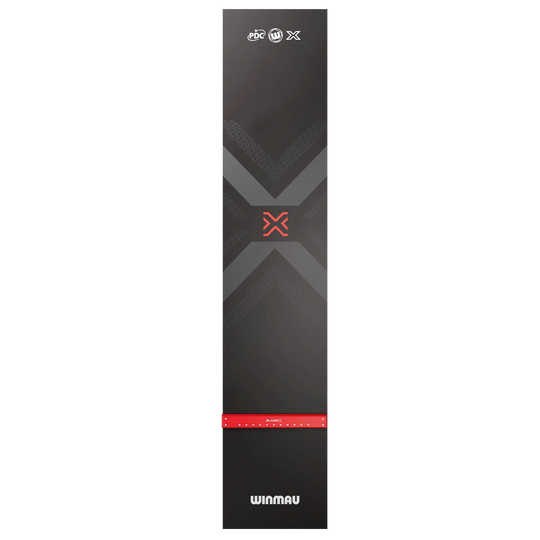 Tappetino per freccette Winmau Blade X in PVC Die Abbildung zeigt die Winmau Blade X PVC Dartmatte. Die Dartmatte besteht aus strapazierfähigem PVC und ist für den Schutz des Bodens beim Dartspiel konzipiert.