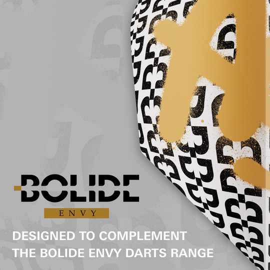 Alette Target Pro Ultra Bolide Envy n. 6 - 3 set Gezeigt werden die Target Pro Ultra Bolide Envy No6 Flights im Set mit drei Stück. Die Flights sind Zubehör für Dartpfeile.