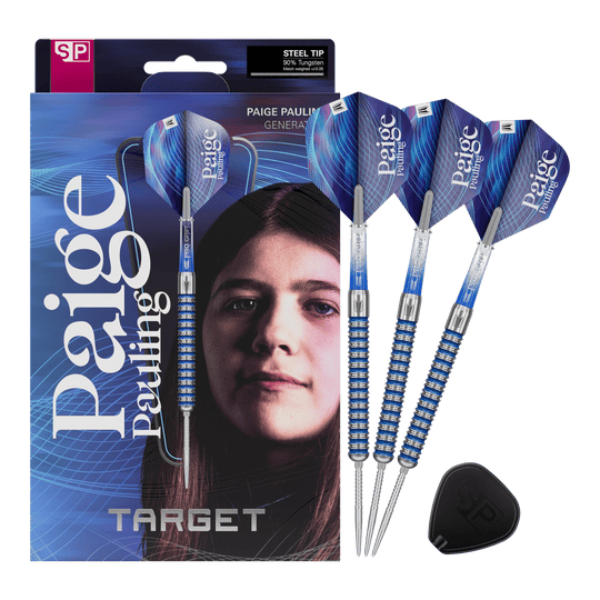 Freccette in acciaio Target Paige Pauling GEN1 Swiss Points - 22 g Freccette in acciaio Target Paige Pauling GEN1 Swiss Points - 22 g