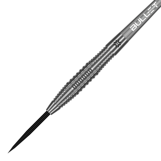 Das Bild zeigt Bullet Ranger Steeldarts. Die Steeldarts liegen nebeneinander und sind gut sichtbar.