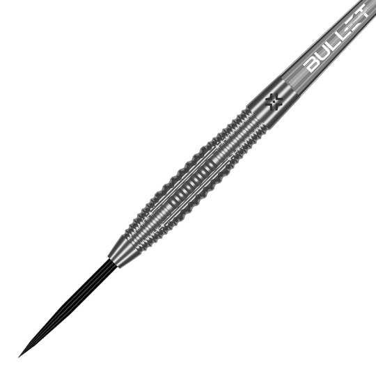 Freccette in acciaio Bullet Ranger Das Bild zeigt Bullet Ranger Steeldarts. Die Steeldarts liegen nebeneinander und sind gut sichtbar.