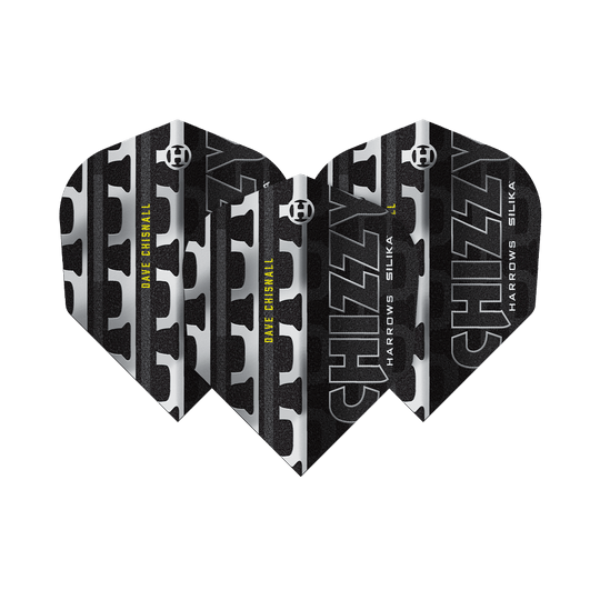 Dave Chisnall Chizzy Series 4 No6 Flights di Harrow Abgebildet ist Harrows Dave Chisnall Chizzy Series 4 No6 Flights. Die Flights sind für den Einsatz beim Dart bestimmt.