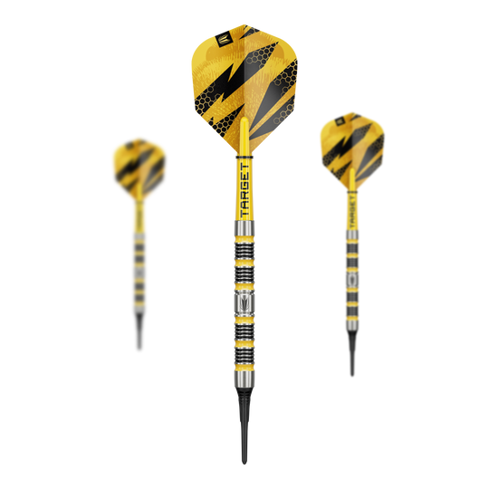 Dardi morbidi Target Buzz 11 Hier wird das Produkt Target Buzz 11 Softdarts dargestellt. Diese Softdarts bieten ein präzises und angenehmes Spielgefühl.