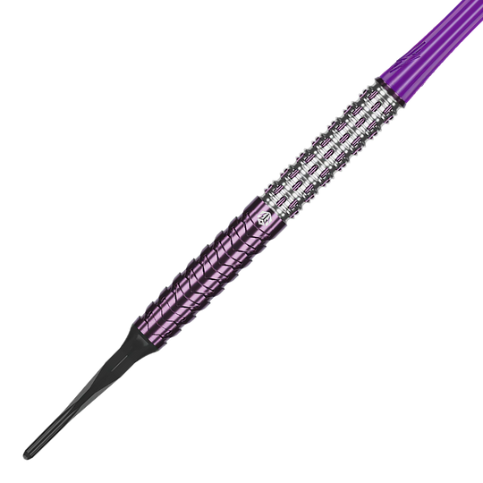 Das Bild zeigt die Caliburn Awakening E.T. Softdarts - 20,5g. Die Darts liegen prominent vor weißem Hintergrund.
