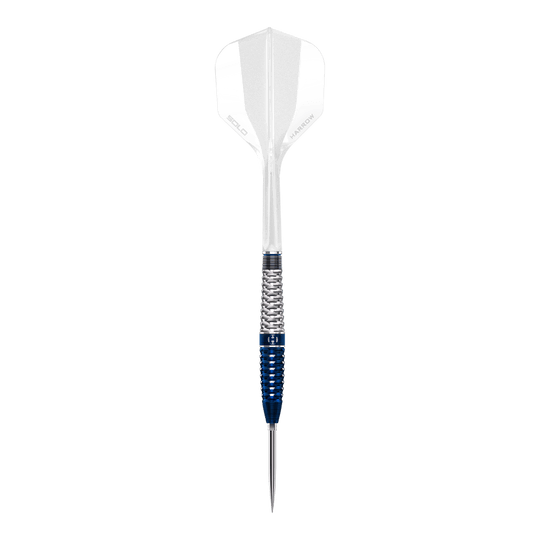 Das Bild zeigt die Harrows GEO Torpedo Quick Point Steeldarts. Sie bieten Spielern eine hochwertige Verarbeitung.