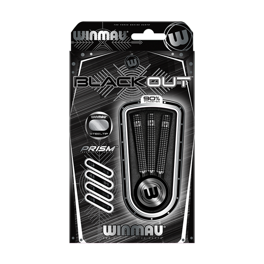 Freccette Winmau Blackout Variant 1 in acciaio