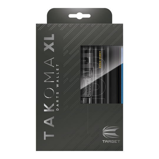 Custodia per freccette Takoma XL Ghost Series Chris Dobey Das Bild zeigt das Takoma XL Ghost Series Chris Dobey Dartcase. Dieses Dartcase bietet sicheren Schutz für Dartzubehör.