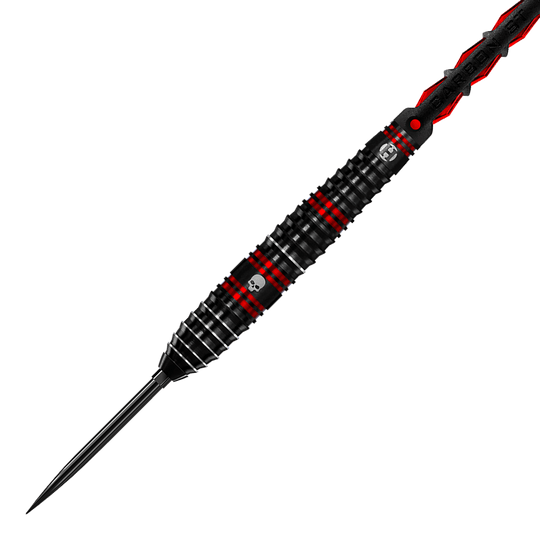 Dardi in acciaio Harrows Ryan Searle 90% Quick Point Das Bild zeigt einen Harrows Ryan Searle 90% Steeldarts Quick Point Steeldart. Dieses Modell ist bekannt für seine hohe Präzision.