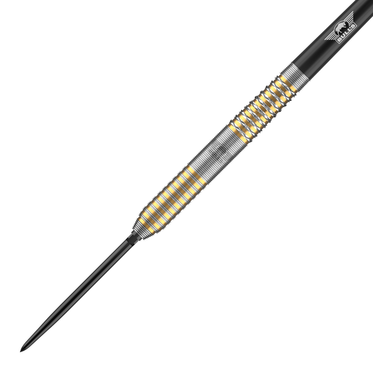 Freccette in acciaio convertibili Bulls NL Vintage Ghost Das Bild zeigt die Bulls NL Vintago Ghost Convertible Points Steeldarts. Es handelt sich um hochwertige Steeldarts mit auswechselbaren Spitzen.