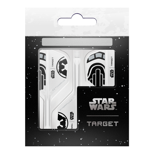 Voli Target Star Wars K-Flex Stormtrooper No6 Target Star Wars K-Flex Stormtrooper No6 Flights Dartflügel mit kultigem Stormtrooper-Motiv. Geeignet für Star Wars und Dart Enthusiasten.