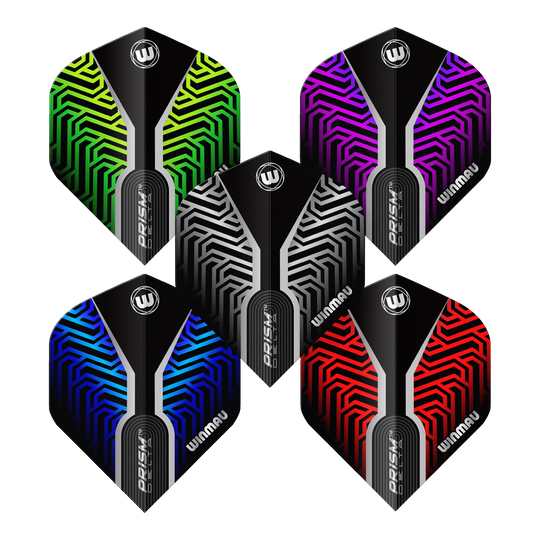 Collezione di voli standard Winmau Prism Delta No2 Das Bild zeigt die Winmau Prism Delta No2 Standard Flight Collection. Die hochwertigen Flights sind optimal für Dartspieler.