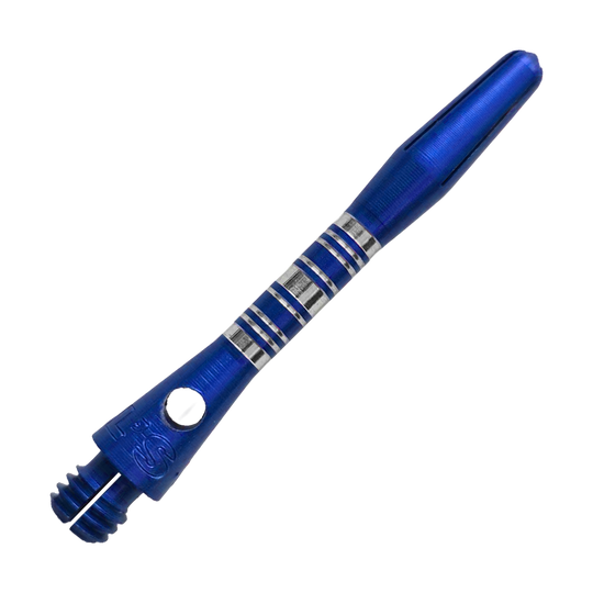 Aste in alluminio Bulls NL Supra - Blu - 34 mm Bulls NL Supra Aluminium Shafts, blau und 34 mm lang, sind abgebildet. Diese Schäfte sind ideal für Dartspieler, die Wert auf Haltbarkeit legen.