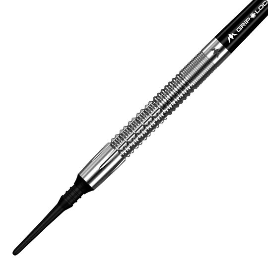 Missione Thomas Junghans Softdarts - 20g Hier ist ein Satz Mission Thomas Junghans Softdarts mit einem Gewicht von 20 Gramm abgebildet. Die Darts sind nebeneinander angeordnet und zeigen ihre feine Verarbeitung.