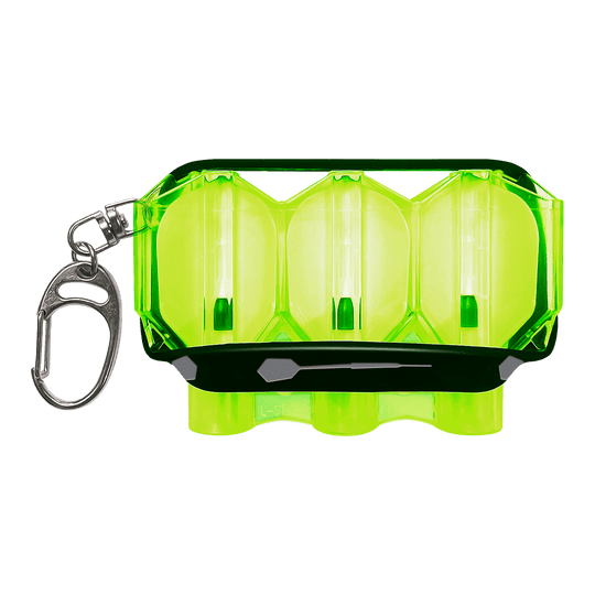 Valigia da viaggio Krystal L-Style - Giallo Neon Dies ist das L-Style Krystal Flight Case in Neon-Gelb. Das Etui besitzt einen Karabinerhaken zum einfachen Befestigen.