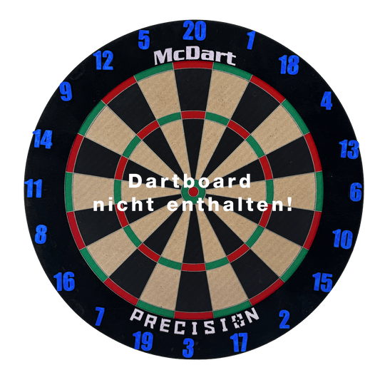 Anelli numerati per freccette McDart / Anello numerato classico Ein blaues Board ist abgebildet. Das Bild zeigt das klassische Design auf einfache Weise.