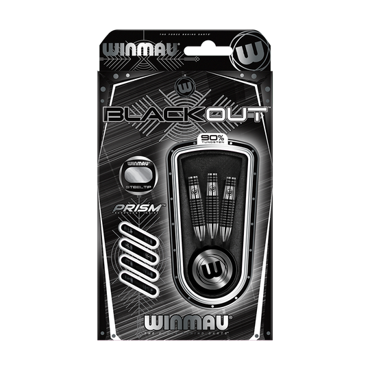 Winmau Blackout Variant 2 dardi in acciaio