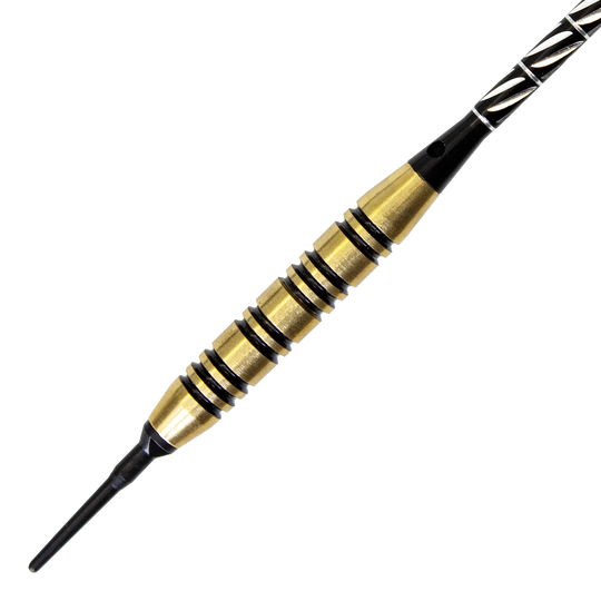 McDart Black Stripe Brass Softdarts - 17g