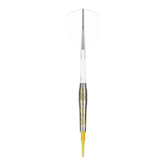 Freccette morbide Caliburn Starships Series Falcon - 20 g Auf dem Bild ist das Produkt Caliburn Starships Series Falcon Softdarts - 20g zu sehen. Es handelt sich um einen Softdart mit ansprechendem Design.