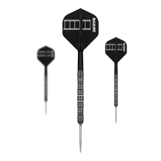 Freccette in acciaio Target Chris Dobey 95K Swiss Point Das Foto präsentiert das Set der Target Chris Dobey 95K Swiss Point Steeldarts. Es eignet sich ideal für Dartspieler jeder Erfahrungsstufe.