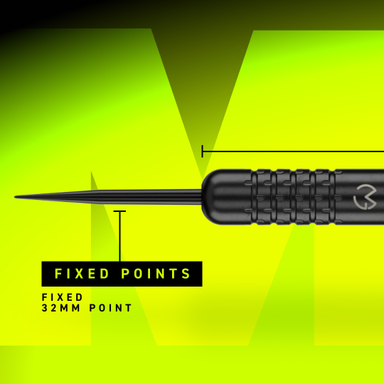 Winmau Michael Van Gerwen Core Brass Steeldarts - 21g Winmau Michael Van Gerwen Core Brass Steeldarts - 21g