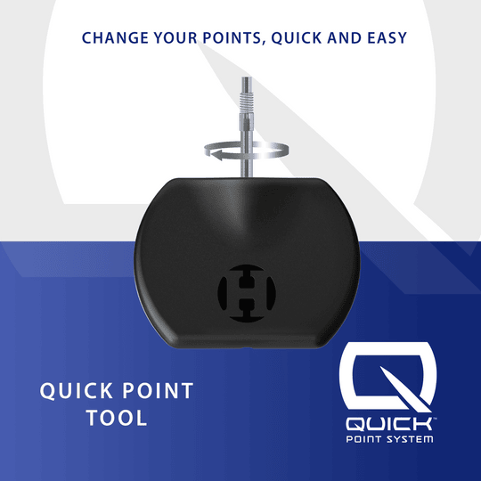 Strumento di puntamento rapido di base di Harrow Dieses Bild zeigt das Produkt Harrows Basic Quick Point Tool. Es ist ein hilfreiches Tool für Dartzubehör.