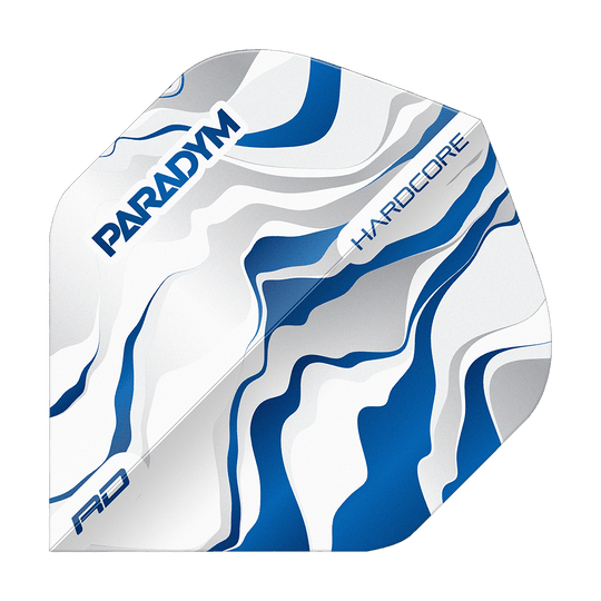 Red Dragon Hardcore Premium Paradym Blue Premium No2 Voli Standard Gezeigt wird ein Flight des Modells Red Dragon Hardcore Premium Paradym Blue Premium No2 Standard Flights. Dies ist ein blauer, robuster Standard-Flight für Dartpfeile.
