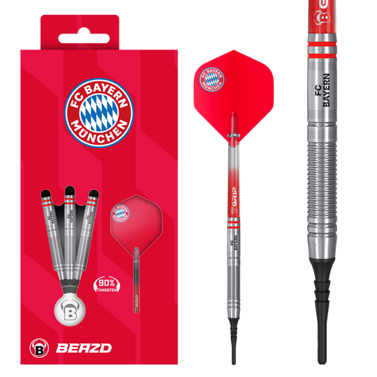 Beazd FC Bayern Monaco Freccette morbide al tungsteno - 18 g