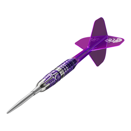 Dardi in acciaio Target Japan Endeavor Kasumi Sato GEN3 Swiss Point Das Produkt Target Japan Endeavour Kasumi Sato GEN3 Swiss Point Steeldarts ist abgebildet. Die Aufnahme hebt das Design der Darts hervor.