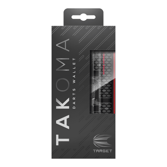 Das Foto zeigt das Takoma Ghost Series Nathan Aspinall Dartcase. Es ist ideal zur Aufbewahrung und zum Transport von Darts.