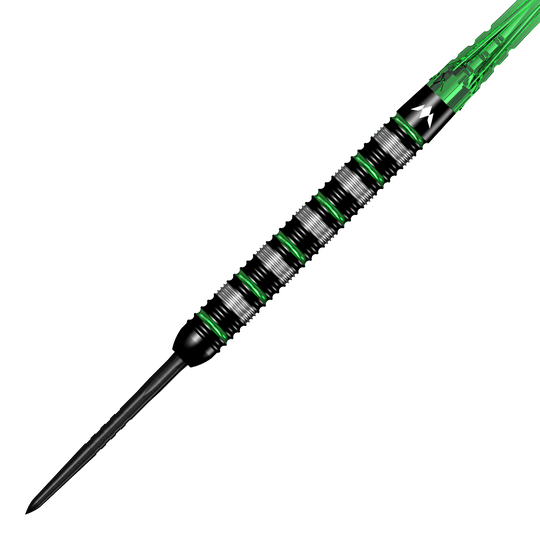Freccette Mission Moldavite Steel - 23 g Mission Moldavite Steeldarts - 23g ist auf diesem Bild zu sehen. Hier werden Steeldarts mit einem Gewicht von 23g dargestellt.