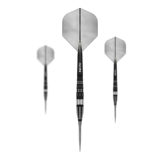 Das Bild stellt die Red Dragon Recon Torpedo Steeldarts als Set dar. Es handelt sich um ein hochwertiges Dart-Set für ambitionierte Spieler.
