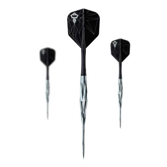 Caliburn Starships Series Hyperion Steeldarts - 22 g Auf dem Bild sind die Caliburn Starships Series Hyperion Steeldarts im Set zu sehen. Sie eignen sich perfekt für Steeldart-Enthusiasten.